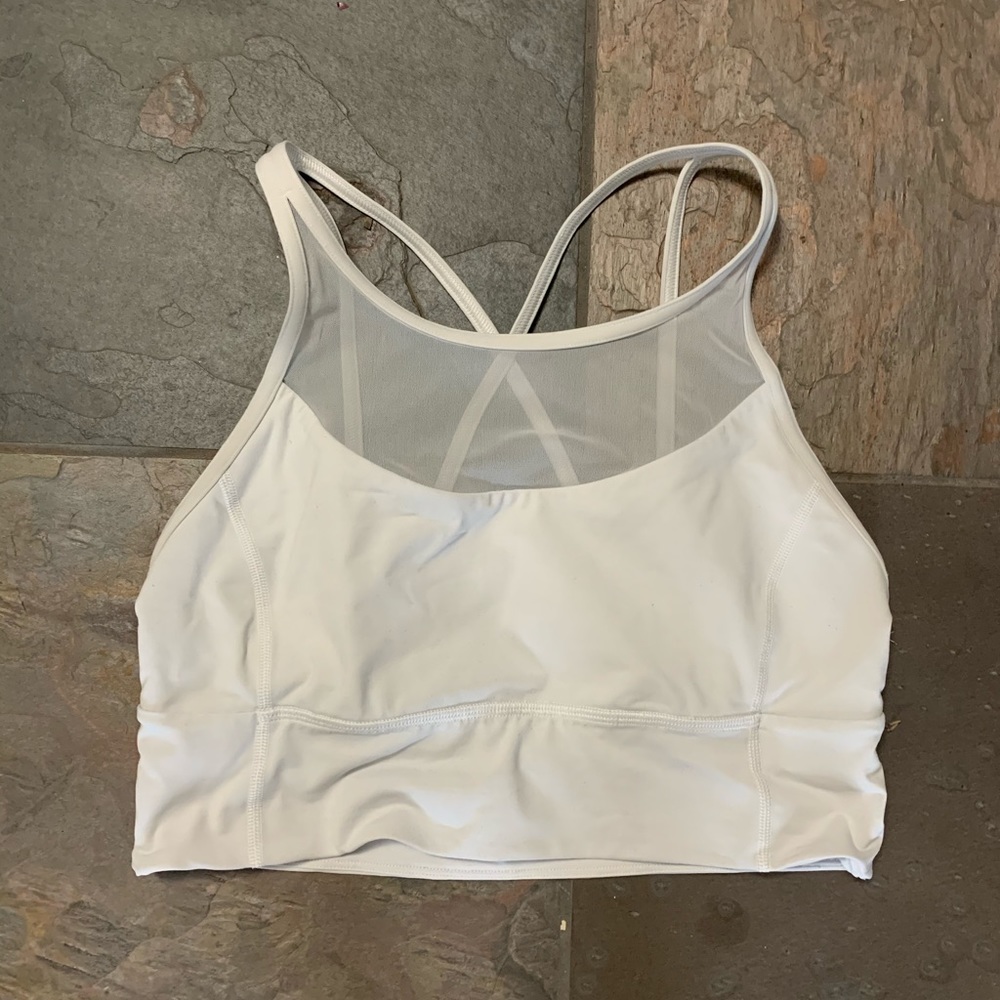 Lululemon High Neck Mesh Sports Bra